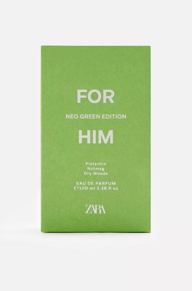 FOR HIM NEO GREEN EDITION ZARA 100 мл в упакуванні 368-7c2 фото