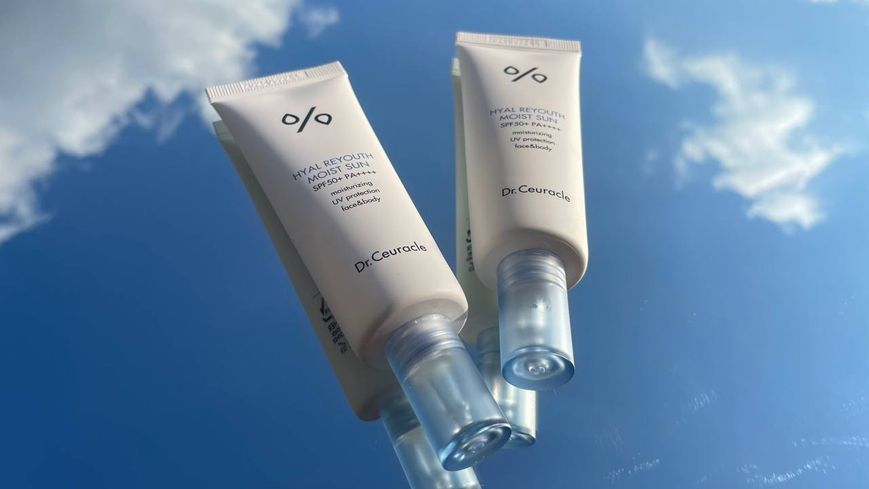 Зволожуючий сонцезахисний крем з гіалуроновою кислотою Dr.Ceuracle Hyal Reyouth moist sun SPF 50+ PA++++, 50мл 542-275 фото