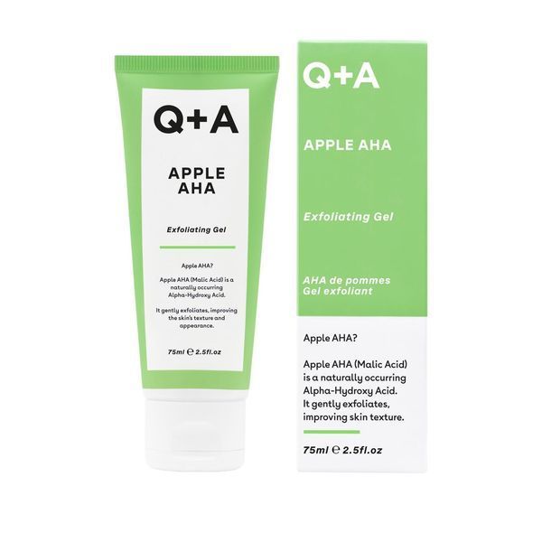 Відлущуючий гель з кислотами для обличчя Q+A Apple AHA Exfoliating Gel 75ml  67b-56a фото