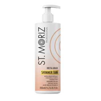 Засіб для легкої засмаги з ефектом шимеру St Moriz Professional Insta-Grad Shimmer Tan 200 мл 359-425 фото