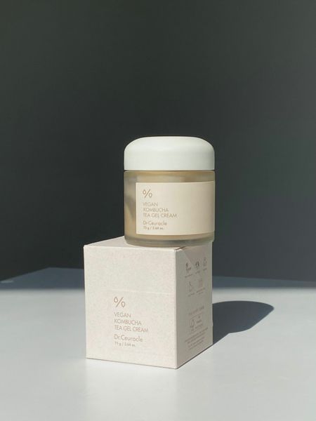 Веганський крем-гель з екстрактом комбучі Dr.Ceuracle Vegan Kombucha Tea Gel Cream, 75 мл 075-096 фото