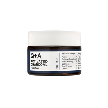 Маска для обличчя "детокс" з активованим вугіллям Q+A Activated Charcoal Face Mask 50g 4bb-534 фото