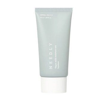 Зволожуючий сонцезахисний крем з рослинним скваланом Needly Vegan Mild Moisture Sun SPF 50+/ PA++++, 50мл 198-a11 фото