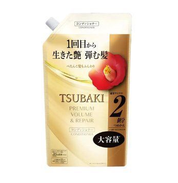 Кондиціонер TSUBAKI Premium, Об'єм і відновлення волосся, 600 мл (рефіл) 991-635 фото