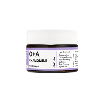 Нічний крем для обличчя Q+A Chamomile Calming Night Cream 50g  8b6-24a фото