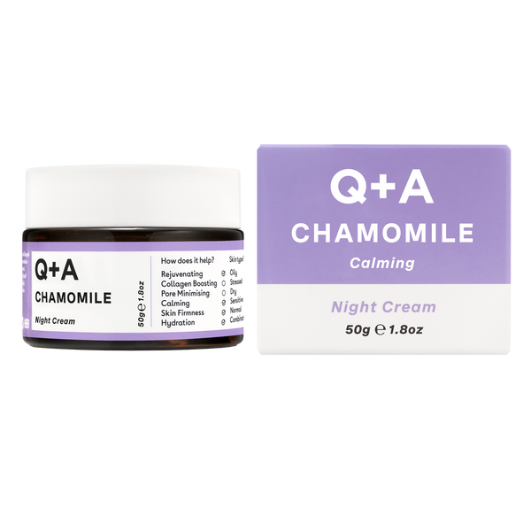 Нічний крем для обличчя Q+A Chamomile Calming Night Cream 50g  8b6-24a фото
