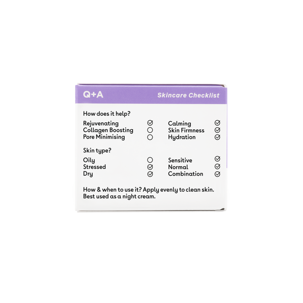Нічний крем для обличчя Q+A Chamomile Calming Night Cream 50g  8b6-24a фото