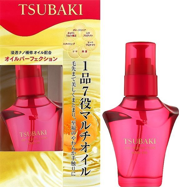 Відновлююча олія для волосся із камелії Tsubaki Oil Perfection 50мл 61c-i23 фото