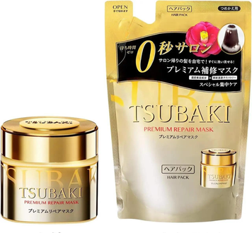 Маска для миттєвого відновлення волосся TSUBAKI Premium Repair Mask Refill 150 г 933-7a3 фото
