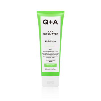 Скраб для тіла з AHA-кислотами Q+A AHA Exfoliator Body Scrub 250ml b3a-980 фото