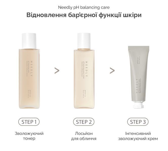 Лосьйон для обличчя ph 5,5 з екстрактом Альбатрела Needly pH balancing essence lotion 145мл 310-b30 фото
