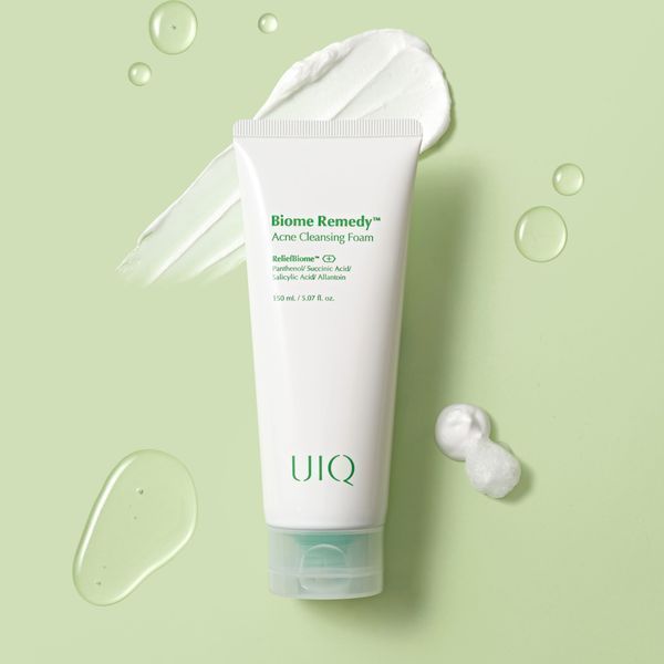 Пінка для вмивання проблемної шкіри UIQ Biome Remedy acne cltansing foam, 150мл 726-758 фото