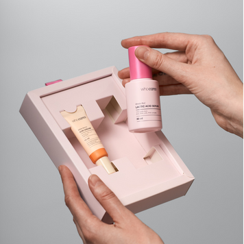 Набір засобів для обличчя whocares Gentle Peel Lactic Acid Serum x Bifida Barrier Sun Cream cb6-888 фото