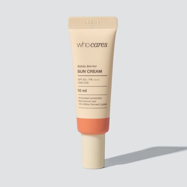 Набір засобів для обличчя whocares Gentle Peel Lactic Acid Serum x Bifida Barrier Sun Cream cb6-888 фото